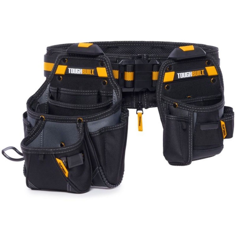 Conjunto Cinto e Bolsas ClipTech com 3 Peças para Profissionais de Manutentenção ToughBuilt