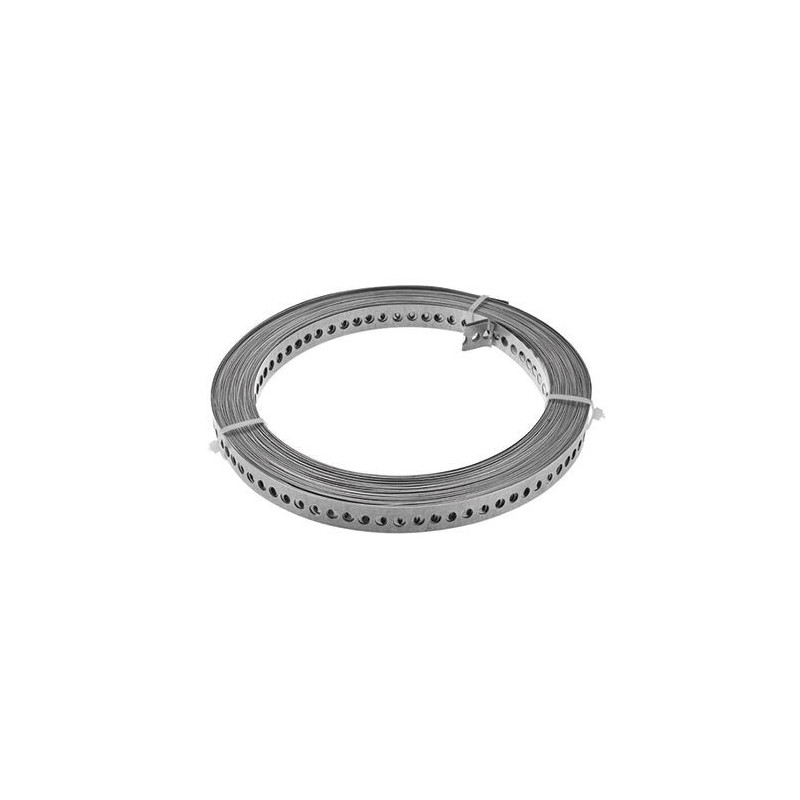 Cinta Aço Perfurada Rolo de 30 metros x 17mm Nacional