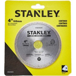 Disco Diamantado Liso 4" (105mm) Stanley