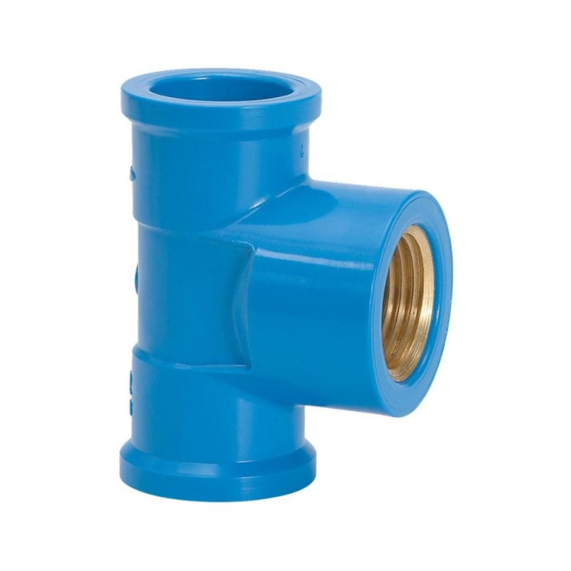 Te Azul Soldavel Bucha Latao 20mm x 1/2 Amanco