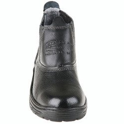 Sapato Botina com Elástico e Solado Reforçado 58 Preto Cano Curto Tamanho 44