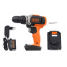 Parafusadeira e Furadeira com Bateria Removível 20V e Martelete Bivolt Black & Decker