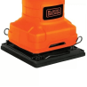 Lixadeira Orbital 1/4 Folha de Lixa 200W Black & Decker 220V
