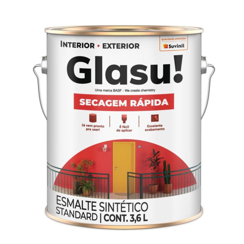 Glasu Esmalte Aluminio Brilhante 3,6 Lts