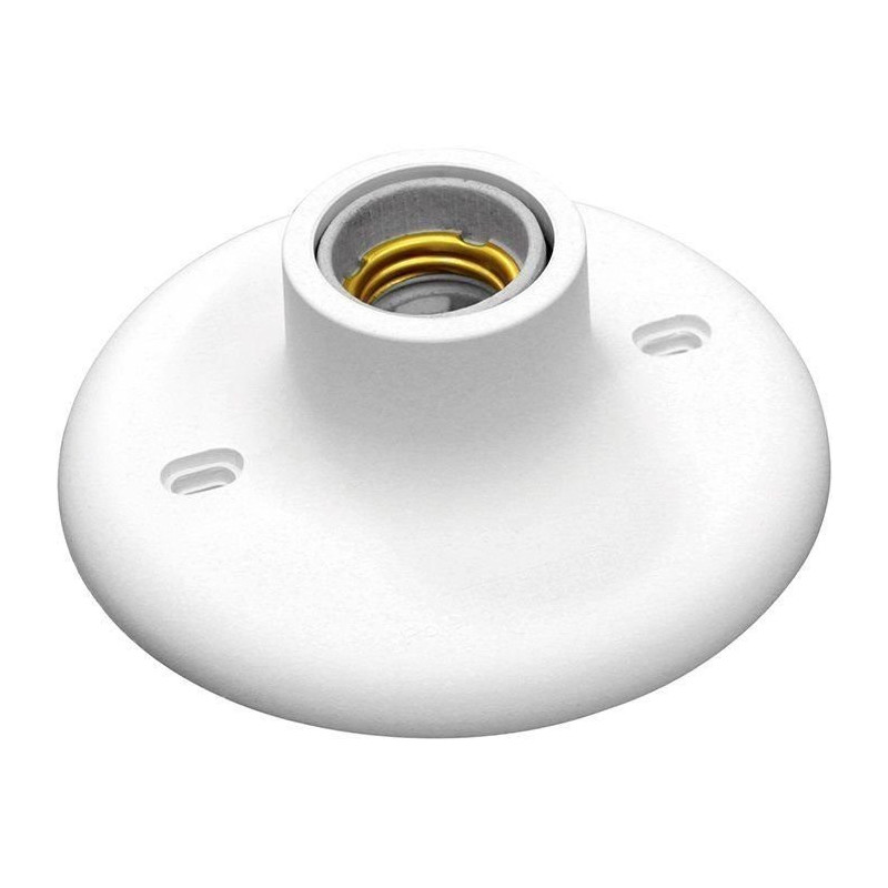 Plafonier Porcelana E27 1X100w Branco Liege