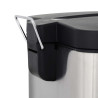 Lixeira de Aço Inox Quadrada 12 Litros Jaspe Mor