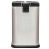 Lixeira de Aço Inox Quadrada 20 Litros Jaspe Mor