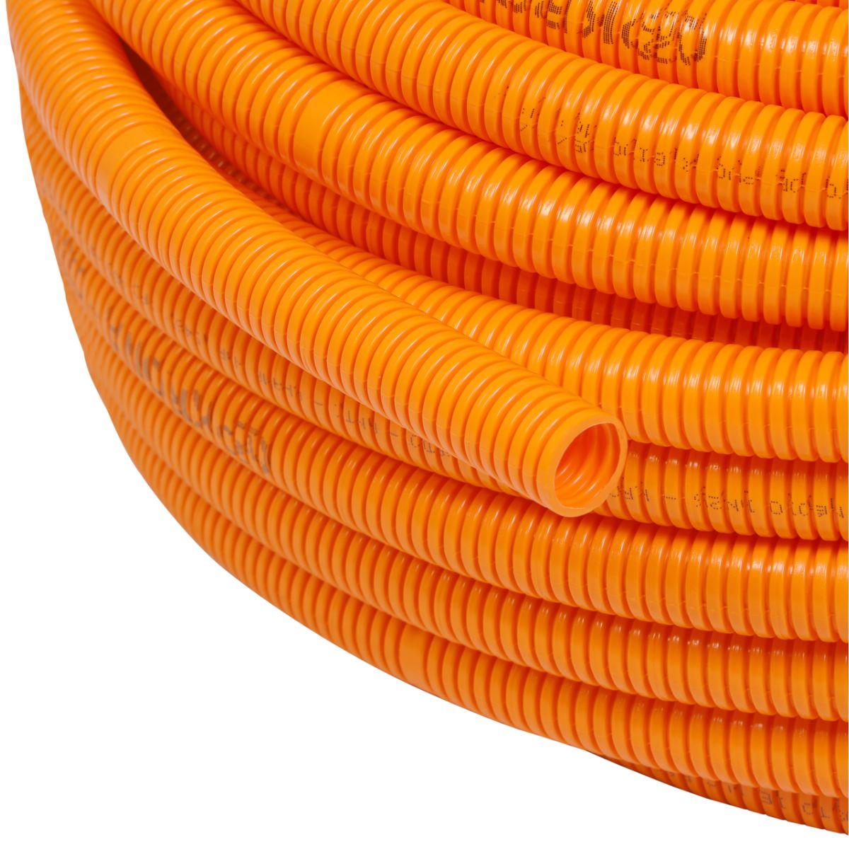 Eletroduto Corrugado Reforçado 25mm 3/4 Laranja 50 METROS Krona - Imagem 3