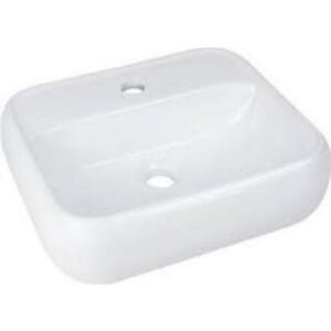 Cuba Apoio Retangular com Mesa 43 x 38 Branco ICA10