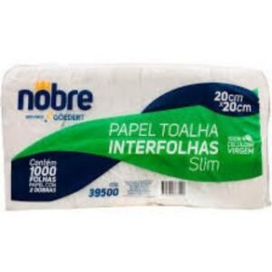 Papel Toalha para Dispenser Nobre Slim 20 x 20,5cm