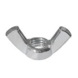 Porca Borboleta UNC 1/4 (R) (Zinco Branco)
