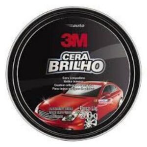 Cera Auto Brilho Sili Carnauba Automotiva 200g 3M