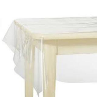 Toalha de Mesa Transparente 1,4m x 1m