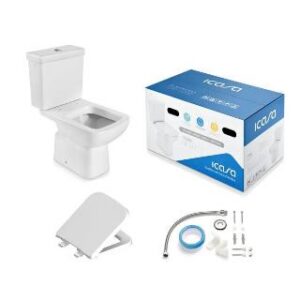 Icasa Combo Acoplado Misti Branco com Assento