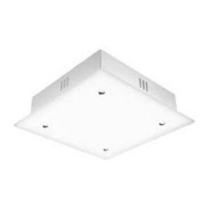 Plafon Quadrado Emb/Sobr Zimbros 28x28cm 2xE27 Bra