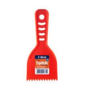 Espátula Plastica Dentada 8 cm Atlas