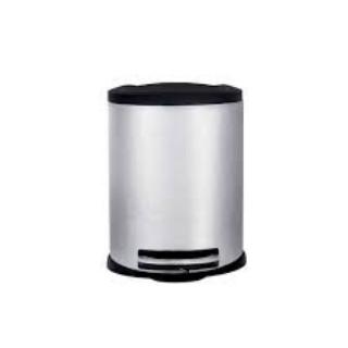 Lixeira de Inox 5 Litros com Pedal Linha Onix Mor