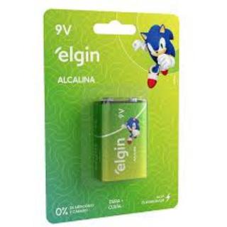 Bateria Alcalina 9v Blister Elgin