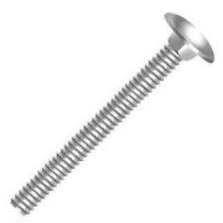 Parafuso p/ Porca 3/16 x 2 1/2