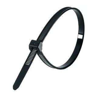 Cinta Lacre 4,8mm x 300mm Preta Pacote 100 Unidades