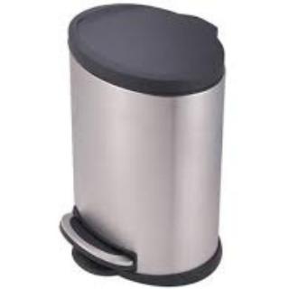 Lixeira de Inox 12 Litros com Pedal Linha Onix Mor