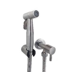 Ducha Higienica com Suporte Cromada 120cm Plastico + Inox Flvx Hidro
