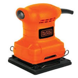 Lixadeira Orbital 1/4 Folha de Lixa 200W Black D