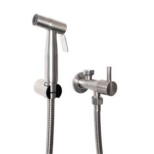 Ducha Higienica com Derivação e Suporte 120cm Inox Flvx Hidro