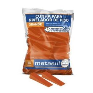 Cunha para Nivelador de Piso Grande Metasul 50 Pcs