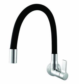 Torneira Cozinha de Parede 1187 C 36 Cromado/Preto