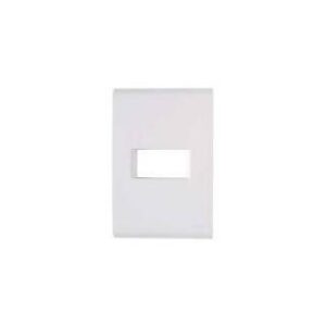 Placa 4X2 com 1 Posto Horizontal LIZ Branca Tramon