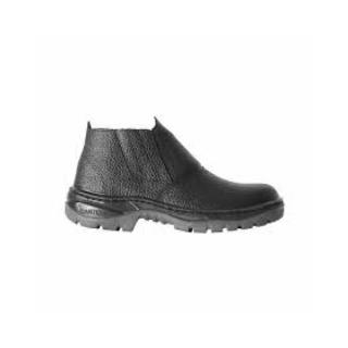 Botina Couro BI Elastico c/ Biq Plast Worker