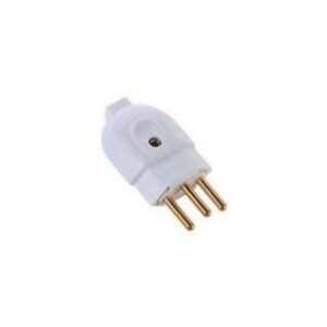 Plugue Macho 3P 20A/250V Branco Tramontina