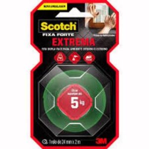 Fita Dupla Face 3m Fixa Forte Extrem 24mmx2m