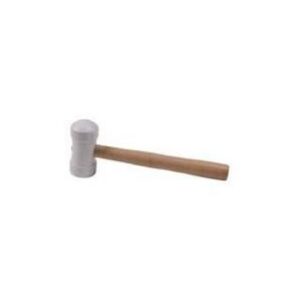 Martelo de Borracha 80mm Branco Paraboni