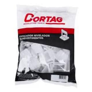 Nivelador de piso 2MM 50 Peças - CORTAG