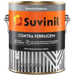Esmalte Contra Ferrugem Brilhan Cinza Escuro 3,6Lt
