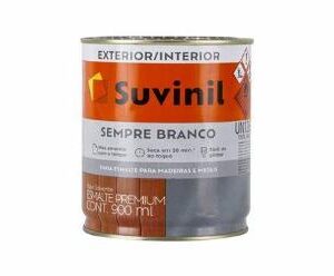 Suvinil Esmalte Sempre Branco Acetinado 0,9Lt