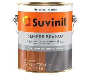 Suvinil Esmalte Sempre Branco Acetinado 3,6Lt