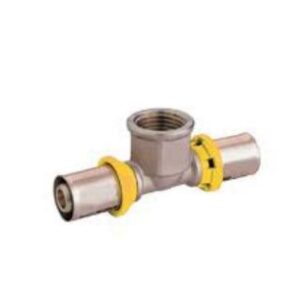 TEE para Gás 16mm com Saida Rosca Femea 1/2 - PEX