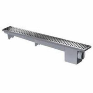 Ralo Linear 500mm Cinza Cromado 4029 Herc