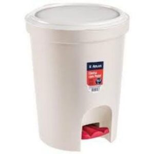 Lixeira Redonda c/ Pedal Plastica 13,5L