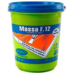 Massa para Madeira F12 400g Branca