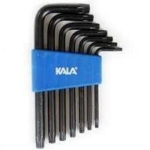 Jogo Chaves Torx Curta 7PCS T10 a T40 Kala