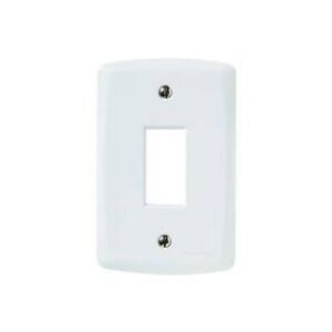 Placa 4X2 com 1 Posto Vertical LUX2 Branca Tramont