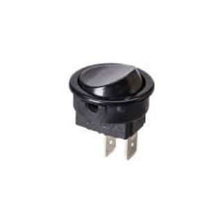 Interruptor Unipolar 6A/120V 3A/250V Preto Margiru