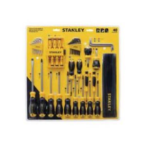 Jogo de Ferramentas com 40 Peças e Bolsa Stanley