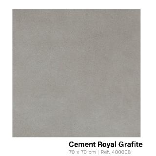 Ceramica Cement Royal Grafite 70x70 Retificado A Terracota (1,96m2 / cx) 1,96m / cx