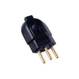 Plugue Macho 2P+T 10A/250V Preto Tramontina