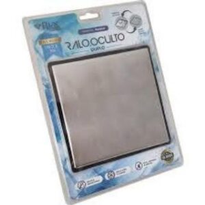 Ralo Oculto Duplo Inox - 10 x 10 cm Flvx Hidro